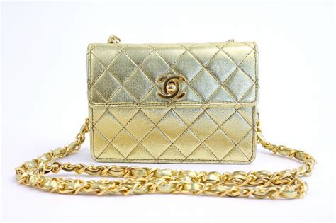 vintage chanel gold medium purse|Vintage Chanel trademarked handbags 1960s.